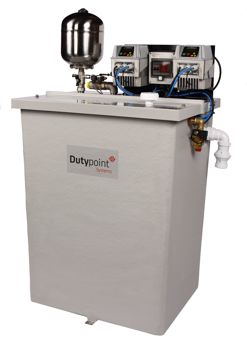 ScubaTANK VX – Integrated GRP Tank and Submersible Booster Pumps (Discontinued) Discontinued Products from Dutypoint