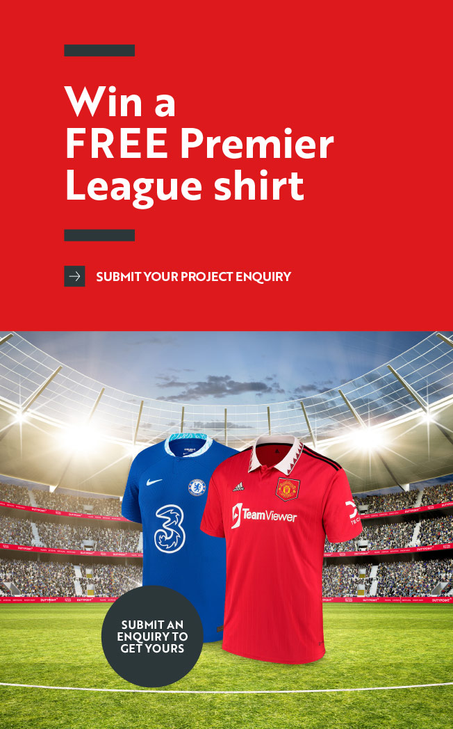Win A Premiere League T-shirt Poster